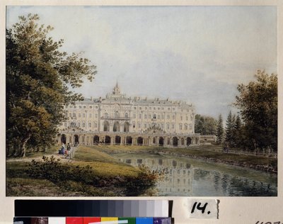 View of the Constantine Palace in Strelna near St Petersburg by Yegor Yegorovich Meier