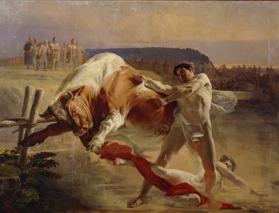 The Trial of Strength of Yan Usmovets by Yevgraf Semyonovich Sorokin