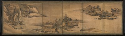 Landscape of the Four Seasons by Yi Sumun (Korean, b. c. 1404)
