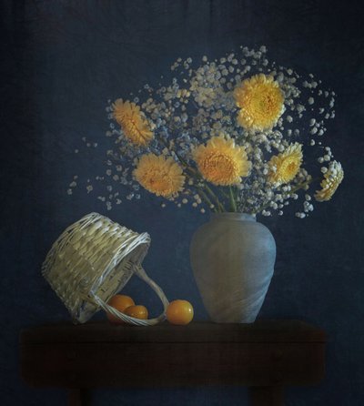 Cozy Still Life Bloom by Yinan F.
