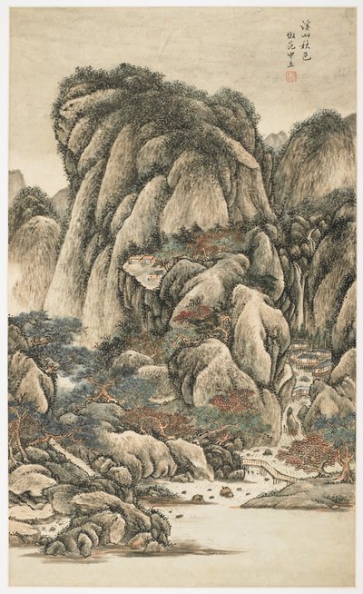 Autumnal Colors Among Streams and Mountains by Yongxi Jin