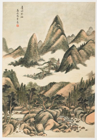 Green Mountain Just After a Bath by Yongxi Jin