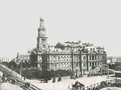The New Town Hall, Sydney, Australia, 1895 by York and Son