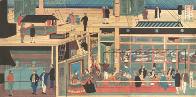 Interior of an American Steamship by Yoshikazu