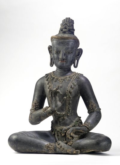 Nepalese-Chinese-style bodhisattva by Yuan Dynasty Chinese School