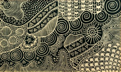 Gold Doodle, 2023 by Yue Zeng