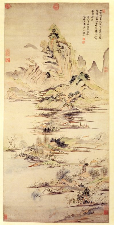 The Enjoyment of the Fisherman in the Water Village by Shouping Yun