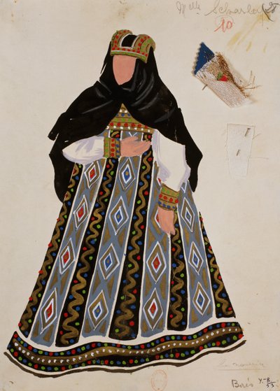 Costume for Character of Nurse in 