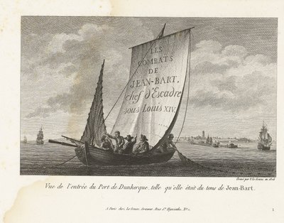 Entrance to the Port of Dunkirk, ca. 1693-1694 by Yves Marie Le Gouaz