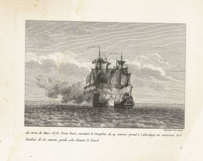 Jan Bart Captures a Dutch Frigate, 1678 by Yves Marie Le Gouaz