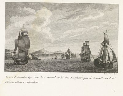 Jan Bart on the English Coast Near Newcastle, 1692 by Yves Marie Le Gouaz
