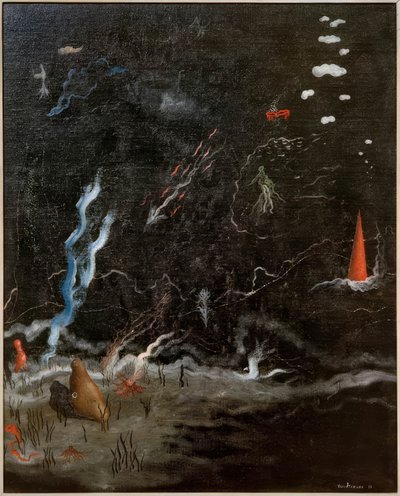 The Storm (Black Landscape) by Yves Tanguy