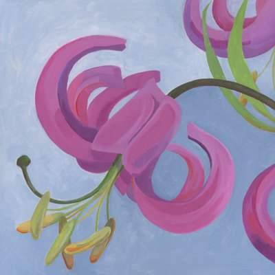 Vibrant Pink Lilies by Yvonne Gustafsson