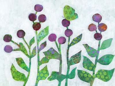 Whimsical Berry Butterfly by Yvonne Gustafsson