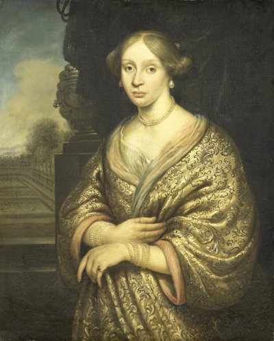Portrait of Petronella van der Burcht by Zacharias Blijhooft