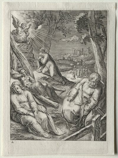 Passion Set: Christ on the Mount of Olives by Zacharias Dolendo