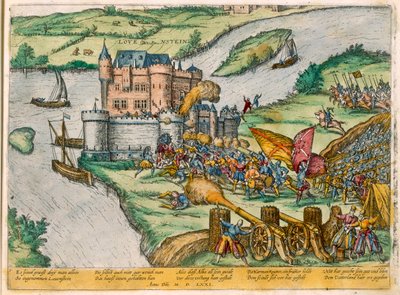 The Siege of Louvain and the Heroism of Harman Reuter Against the Spanish Forces, 1571 by Zacharias Dolendo