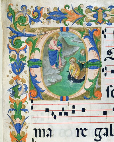 The Miraculous Draught of Fishes (detail) by Zanobi di Benedetto Strozzi