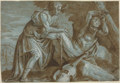 Apollo and Marsyas, c.1600 by Zenon Veronese