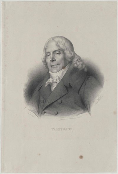 Charles Maurice Duke Talleyrand-Perigord by Zephirin Felix Jean Marius Belliard