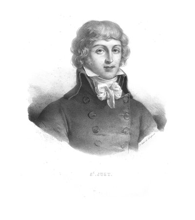Louis Antoine de Saint-Just by Zephirin Felix Jean Marius Belliard