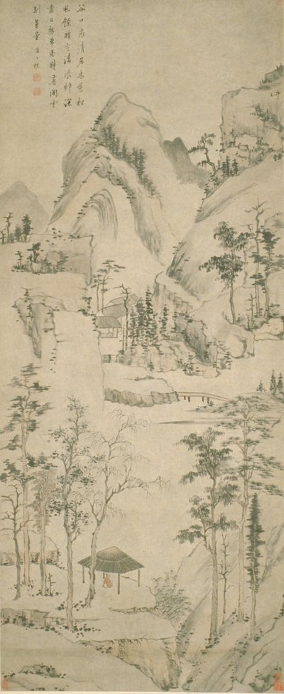 Landscape With Figure by Zha Shibiao