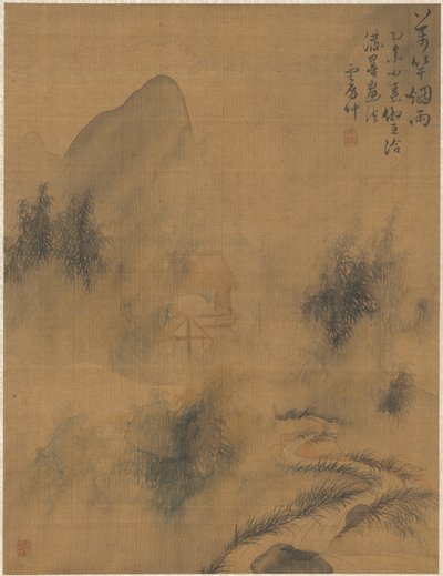 Ten Thousand Bamboos in the Mist and Rain by Zhai Dakun