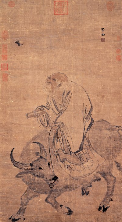 Laozi Riding an Ox, Between 1368 and 1644 by Zhang Lu