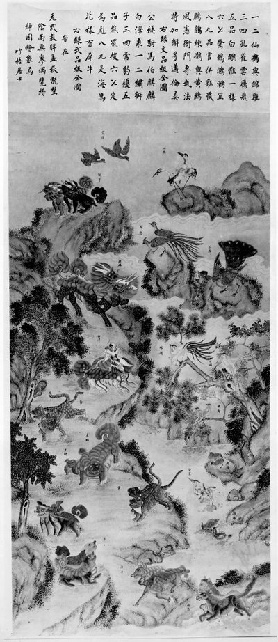 Birds and Animals Used in Military Insignia, late 19th century by Zhuwu Jushi