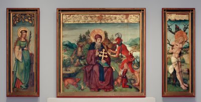 Antonius Altarpiece by Zürcher Veilchenmeister