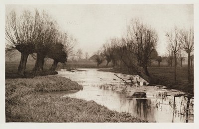A Backwater on the Lea by Frederick (attr. to) Barnard