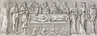 After the bas-relief on the tomb of Princess Elisabeth of Hungary a Catholic Saint, from 