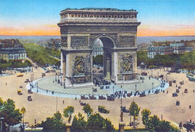 Arc de Triomphe, from 