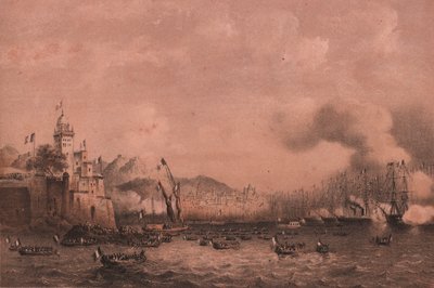 Arrival of Emperor Napoleon III in Genoa, Liguria by William Walcutt