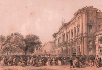 Arrival of Emperor Napoleon II in Alessandria, Piedmont by William Walcutt
