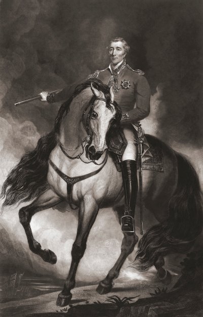 Arthur Wellesley, Duke of Wellington, equestrian portrait by . .
