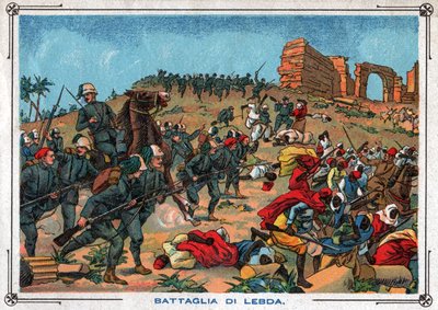 Battle of Wadi Lebda by Ferdinand Georg Waldmuller