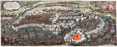Battle of Lutzen between the Swedish troops and that of the Catholic League (Holy Empire) by . .