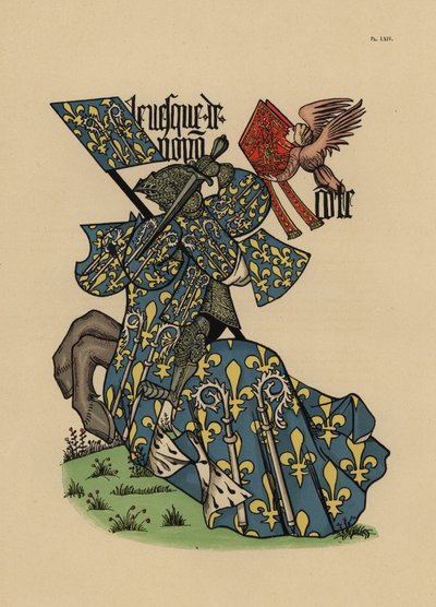 Bishop of Noyon, with mitre and standard by John Pardon