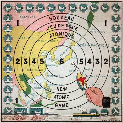 Atomic bomb on Hiroshima and Nagasaki by Ferdinand Georg Waldmuller