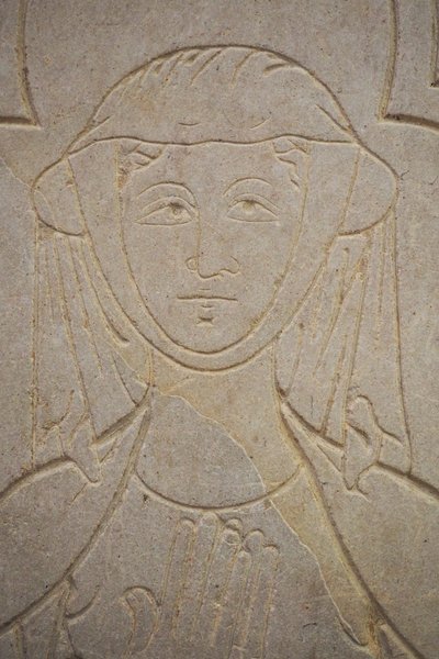 Burgundy, Lancharre, commune of Chapaize 71460. In the church of Notre Dame, Isabelle de Vauvry by . .