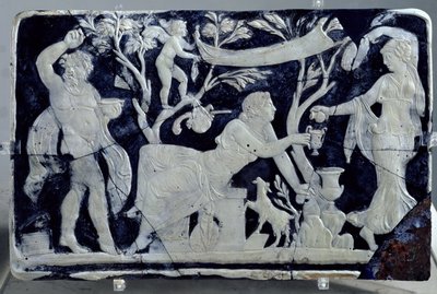 Cameo depicting the Toilet of Venus, with an attendant and Dionysus by Hippolyte Lalaise Devéria