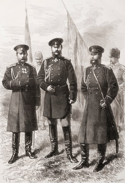 Caucasian Army General Staff during the Russo-Turkish War by . .