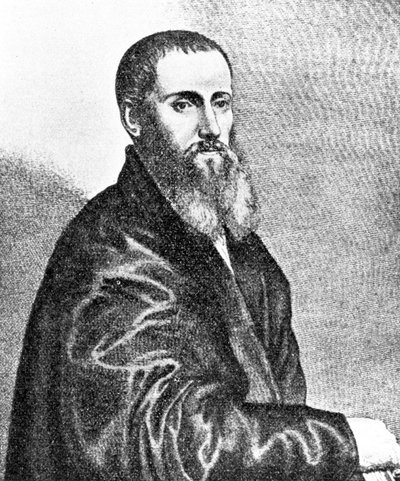Daniel Barbaro, Italian perspectivist by Ferdinand Georg Waldmuller
