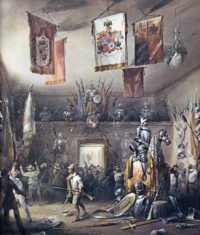 Episode of the 5 Days of Milan 1848 by . .