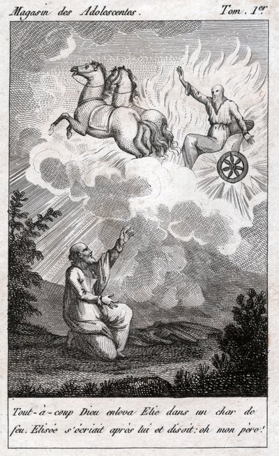 Elijah Takes Off to the Sky by . .