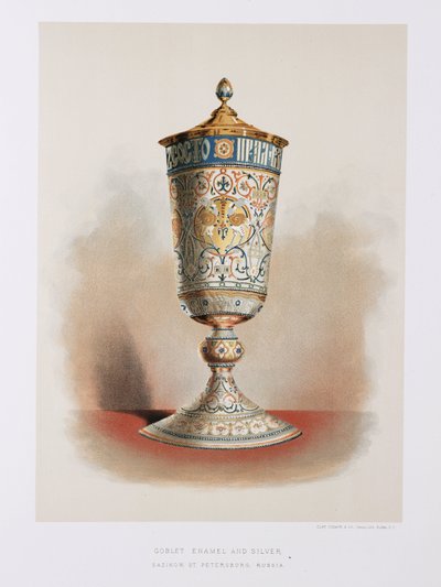 Enamel and Silver Goblet, Russian by John Pardon