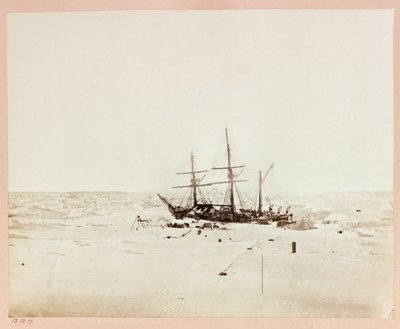 Arctic Expedition (1875-1876) by Captain George Nares: Floeberg Beach, Alert in Winter Quarters by Frederick (attr. to) Barnard