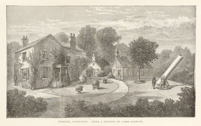 Fireside, Patricroft (after a drawing by James Nasmyth, c 1840) by Frederick (attr. to) Barnard