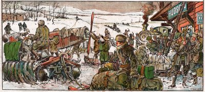 Gold seekers at a mining site in Ontario by . .